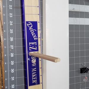 Deluxe EZ Bow Maker with Wooden Dowel - Blue Accent